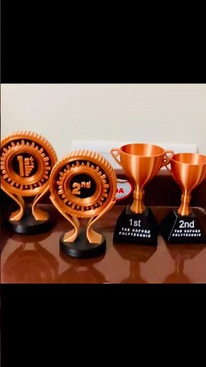 Making EPIC Custom Trophies with a 3D Printer! #shorts