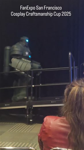 The Hydra Stomper has entered the battlefield! Here's the video of me taking the stage for the @fanexposf Cosplay Craftsmanship Cup! Thank you everyone for the support and cheering from the crowd! I'm so happy he was so well received! The next reel will be how the competition went 😉 #marvel #marvelcosplay #stompy #hydrastomper #hydrastompercosplay | jokerswildcosplay