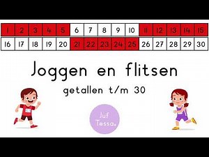 Joggen en flitsen • Getallen t/m 30