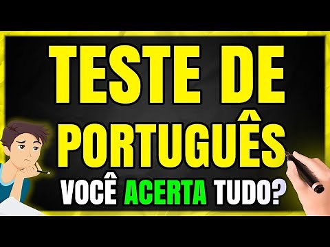 Teste BÁSICO de Português! Será que você CONSEGUE ACERTAR Todas as Questões? Desafio!