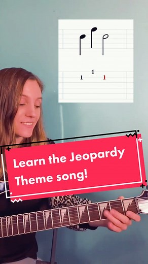 Master the Jeopardy Theme Song on Guitar with Tabs!