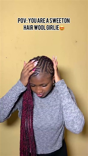 Why Sweeton Hair Wool Is Trending Right Now 🔥#fyp #sweetonwoolattachment #woolattachment