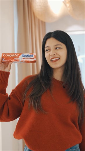 A fresh year starts with fresh habits ❄️ Begin every morning with Colgate MaxFresh for instant freshness and 10x longer-lasting cooling* 🪥✨ *vs. regular fluoride toothpaste #ColgateNepal #ColgateMaxFresh #FatyaakSanga #NewYearFreshness | Colgate Nepal