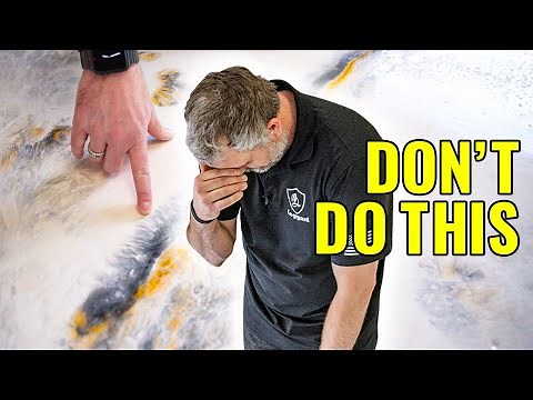 Epoxy Disaster! How To Fix Epoxy Flooring In An Entire House | Epoxy Floor Installation
