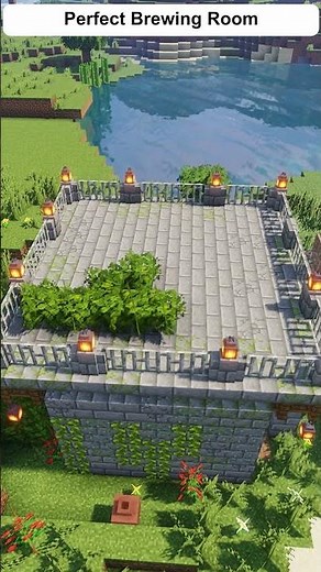 Perfect Brewing Room Build in Minecraft 🍶 #shorts #minecraft