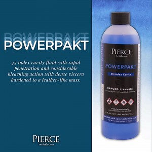 The Powerpakt embalming fluid is a must have in your funeral home! #PierceChemical | Pierce Chemical