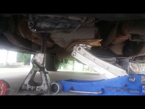 Tips on oil pan removal on a 2wd Ford 5.4 truck