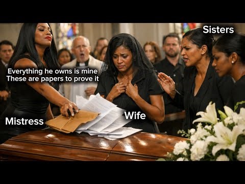 MISTRESS ARRIVES WIFES HUSBAND'S FUNERAL WITH PAPERS 2 CLAIM EVERYTHING—BUT WAT HER SISTERS DID NEXT