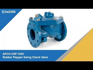 APCO CRF-100C Rubber Flapper Swing Check Valve
