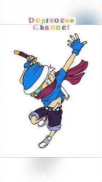 Tutorial Procreate – Ninja Street Pose Lompat dalam 60 Detik