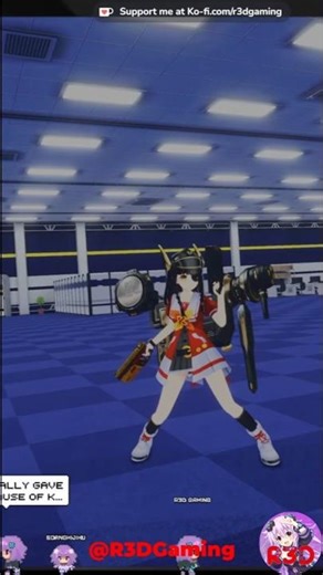 K-Sha Boss Fight - EASY VICTORY but no Link! #Neptunia #Gamemaker #GoldThird #KSha #Shorts #Neptune