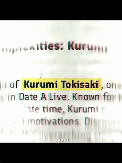 Kurumi Tokisaki Date A Bullet Anime Edit