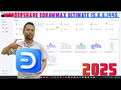 CARA INSTALL Wondershare EdrawMax Ultimate 15.0.6.1445 Edition 2025