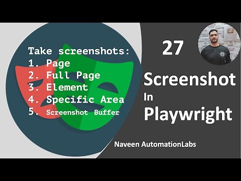 #27 - Screenshot in Playwright | Full Page | Element Screenshot - Playwright with Java