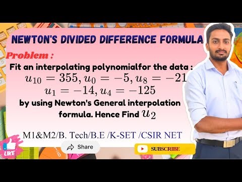 How to find u₂ using Newton's Divided Difference? | VTU M1/M2 Most Important Question 2026
