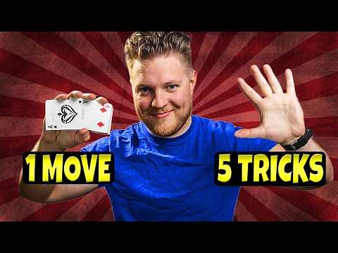 Learn 5 EASY card tricks with just 1 basic move!