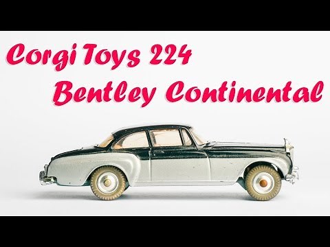 Corgi Toys 224 Bentley Continental Diecast Custom Restoration