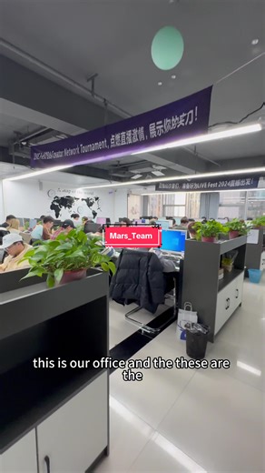 Mars team's office environment🤩 #marsagnecy #marsteam