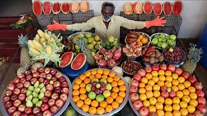 8.5M views · 91K reactions | King of Fruit Salad by Daddy Village food factory | Village Food Factory | Facebook