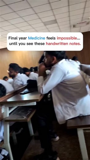 Med Content | Insights on Instagram: "🔥 Get the Ultimate Final Year MBBS Medicine Handwritten Notes – in Just 3 Steps! ✅ Step 1: Follow me and comment "Medicine" below 📝 Step 2: Send this reel to my DMs 📩 Step 3: I’ll send you the notes directly once you’ve followed! ✨ Stay tuned for more high-yield MBBS content! Here’s how to make the most of these handwritten notes: 👉 Use them as your primary revision tool—they’re concise, exam-focused, and cover all major topics. 👉 Go topic by topic each