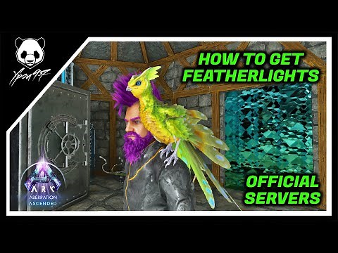 Where To Find And How To Tame FEATHERLIGHTS In Aberration | ARK: Survival Ascended