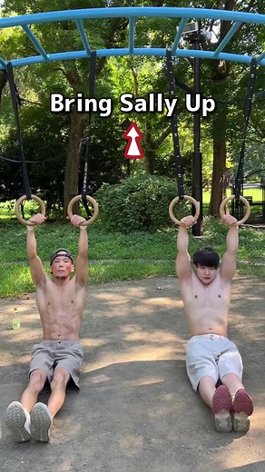吊り輪マッスルアップチャレンジ #bringsallyup #マッスルアップ #自重トレーニング