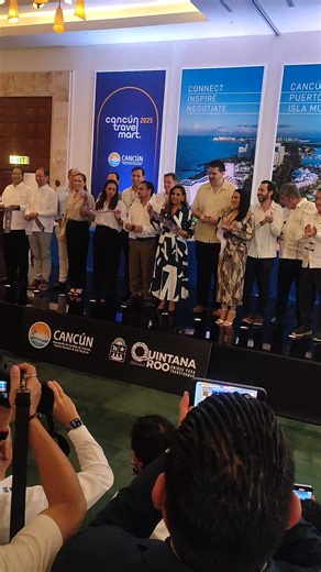 🌴✨ ¡Cancún Travel Mart 2025 Inaugurado con Éxito! ✨🌴 El Ing. Rodrigo de la Peña Segura, Presidente de la Asociación de Hoteles de Cancún, Puerto Morelos e Isla Mujeres (AHCPMIM), encabezó la ceremonia oficial de inauguración y corte de listón del evento turístico de negocios más importante de México y el Caribe: #CancúnTravelMart2025. 🇲🇽🌎 🤝 Acompañado de autoridades federales, estatales y municipales, así como líderes del sector hotelero y empresarial, reafirmó el liderazgo de la AHCPMIM e