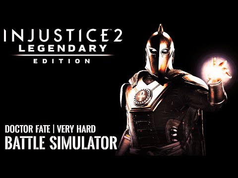 INJUSTICE 2 Legendary Edition | Battle Simulator | DOCTOR FATE | VERY HARD | PS5 | 4K 60FPS