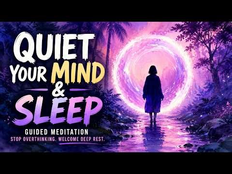 Guided Sleep Meditation to Stop Overthinking | Release Mental Noise and Welcome Deep Rest
