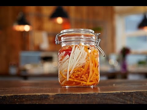 Pickled Daikon Radish (Mooli) with Carrots Recipe - Sarson's