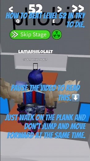 How to beat level 52 on Try To Die