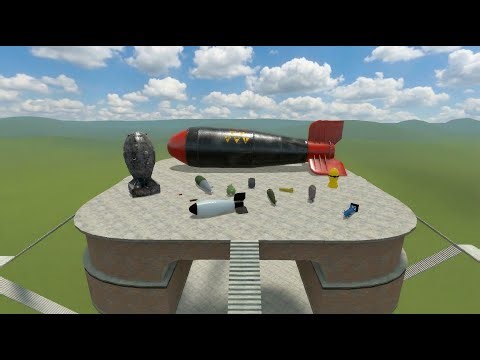 I Testing Every NUCLEAR Bomb Test In Flatgrass Loopstairs | GMod 💥