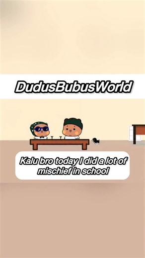 DudusbubusWorld on Instagram: "Naughty Chub Cubs🐻🐻 Hello family! We are Budu & Kalu. Well, have we said anything wrong? Instead of a bodyguard, we think we should learn self-defense from our Bubu aunt, but our father seems to disagree on this 🐻🐻 #viral #bubududu #funny #chubcub #animation"