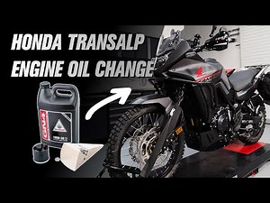 How To Change the Engine Oil & Filter On Honda Transalp XL750