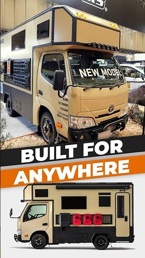 🚐 Toyota Camroad 4WD Expedition Truck 🔥 Ultimate Japanese Camper Build by Direct Cars #Shorts