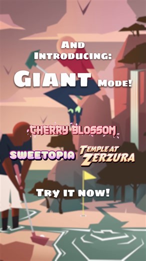 Walkabout Mini Golf on Instagram: "We're introducing two HUGE new modes today. Some are even calling them quite HEAVY! 😂 That's right, Giant Mode and High Gravity mode have arrived in Walkabout Mini Golf! Head on over to Sweetopia, Temple at Zerzura or Cherry Blossom and check them out for yourself!"