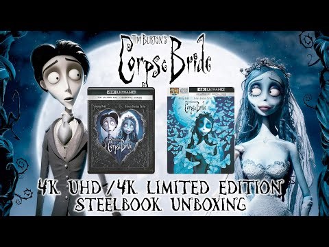 Corpse Bride - 4K UHD and 4K Steelbook (Limited Edition) Unboxing