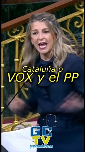🔥"JUNTS members, choose: are you useful to CATALONIA or to VOX and the PP?" Yolanda Diaz