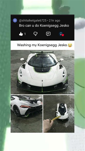 Expectation vs Reality 😎💀 | Washing My Koenigsegg Jesko 😂