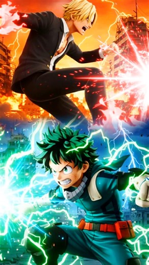 Deku x Sanji FINISHING MOVE 🥶💥#shorts #jumpforce #sanji #deku #viralshort #onepiece #myheroacademia