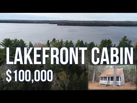 SOLD | Lakefront Off Grid Cabin | Maine Real Estate