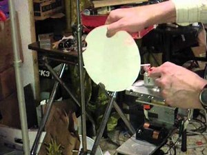Setting up a Bath Interferometer to measure a telescope mirror