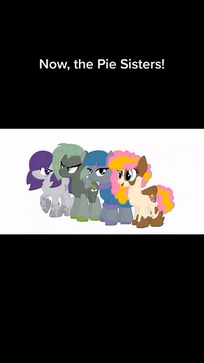 Pie sister redesign! #mylittleponyfriendshipismagic #mlp #mlpredesign #mlpau #maudpie #pinkiepie #limestonepie #marblepie #piesisters