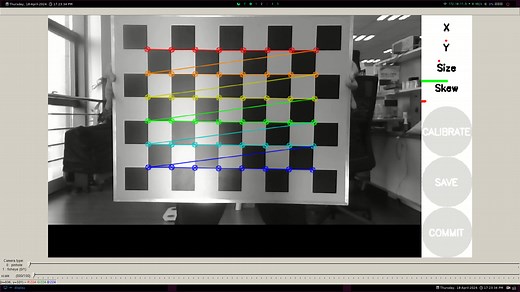 使用ROS camera calibration 标定相机内参，动作指导