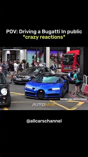 Bugatti in public reaction 💀 ‪@Supercarsonthestreets_official‬ ‪@AllCarsChannel‬