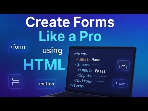 Learn How to Create a Form Using HTML & CSS | Step-by-Step Beginner Tutorial