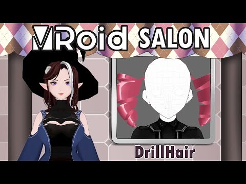 Tutorial - How to Create Drill Hair in Vroid