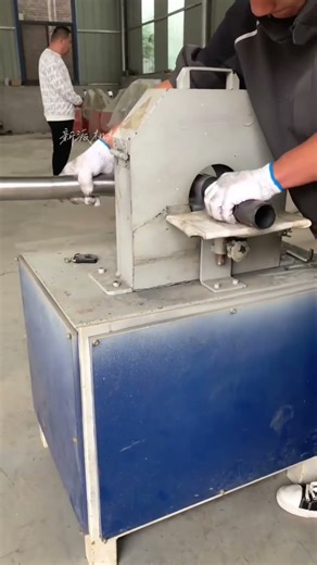 Polishing special-shaped pipeline #grinding # Pipeline Polishing Machine