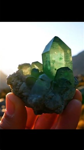 “Himalayan Green Quartz — From Mountain Silence to Collector’s Light 💎🌿 | The Galaxy Antique”