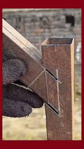 Tips for connecting hollow iron without any flaws #iron #welding #weldingtipsandtricks